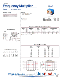 Datasheet MK-3B manufacturer Mini-Circuits