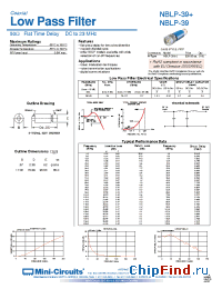 Datasheet NBLP-39 manufacturer Mini-Circuits