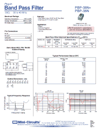 Datasheet PBP-35N manufacturer Mini-Circuits