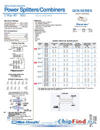 Datasheet QCN-19 manufacturer Mini-Circuits