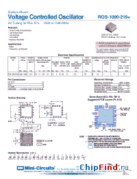 Datasheet ROS-1090-219+ manufacturer Mini-Circuits
