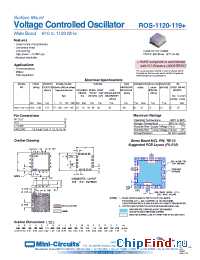 Datasheet ROS-1120-119+ manufacturer Mini-Circuits