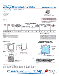 Datasheet ROS-1340-119+ manufacturer Mini-Circuits