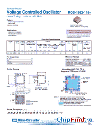 Datasheet ROS-1862-119+ manufacturer Mini-Circuits