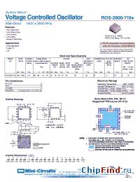 Datasheet ROS-2800-719+ manufacturer Mini-Circuits