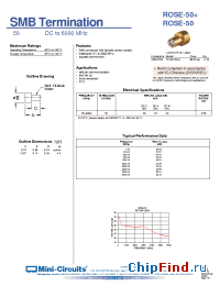 Datasheet ROS-ED10025/1 manufacturer Mini-Circuits