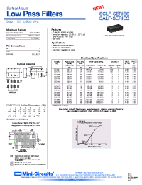 Datasheet SALF-800 manufacturer Mini-Circuits