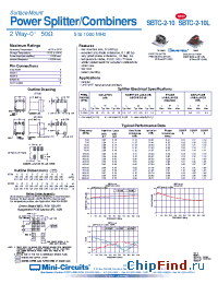 Datasheet SBTC-2-10_10L manufacturer Mini-Circuits