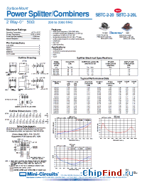 Datasheet SBTC-2-20_20L manufacturer Mini-Circuits