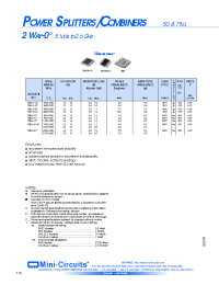 Datasheet SCL-2-10 manufacturer Mini-Circuits