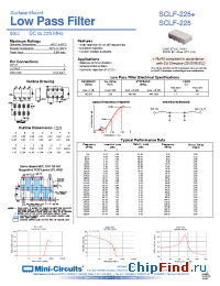 Datasheet SCLF-21.4+ manufacturer Mini-Circuits