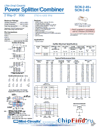 Datasheet SCN-2-45 manufacturer Mini-Circuits