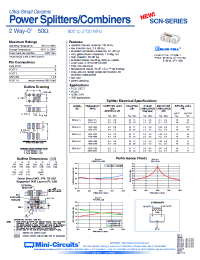 Datasheet SCN- manufacturer Mini-Circuits