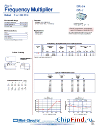 Datasheet SK-2+ manufacturer Mini-Circuits