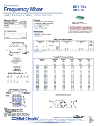 Datasheet SKY-7G+ manufacturer Mini-Circuits