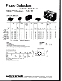 Datasheet SYPD-1 manufacturer Mini-Circuits