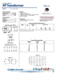 Datasheet TB-01 manufacturer Mini-Circuits