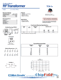 Datasheet TC8-1+ manufacturer Mini-Circuits