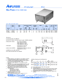 Datasheet TIA-900-10 manufacturer Mini-Circuits