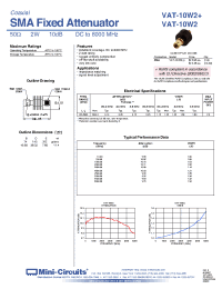 Datasheet VAT-10W2 manufacturer Mini-Circuits