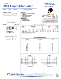 Datasheet VAT-30W2 manufacturer Mini-Circuits