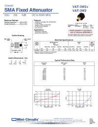 Datasheet VAT-3W2 manufacturer Mini-Circuits