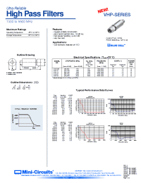 Datasheet VHP-39 manufacturer Mini-Circuits