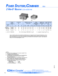 Datasheet ZAPDQ-4 manufacturer Mini-Circuits