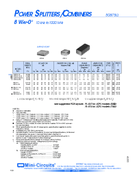 Datasheet ZB8PD-2 manufacturer Mini-Circuits