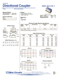 Datasheet ZDC-20-3-75-1BR manufacturer Mini-Circuits