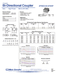 Datasheet ZFBDC20-970HP manufacturer Mini-Circuits