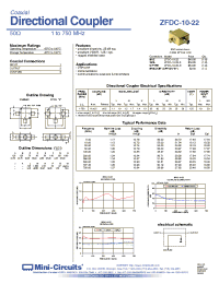 Datasheet ZFDC-10-22-S manufacturer Mini-Circuits