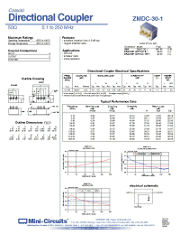 Datasheet ZMDC-30-1BR manufacturer Mini-Circuits