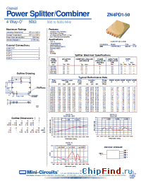 Datasheet ZN4PD1-50 manufacturer Mini-Circuits