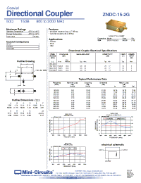 Datasheet ZNDC-15-2G-S manufacturer Mini-Circuits
