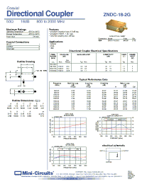 Datasheet ZNDC-18-2G-S manufacturer Mini-Circuits