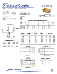 Datasheet ZNDC-20-2G-S manufacturer Mini-Circuits