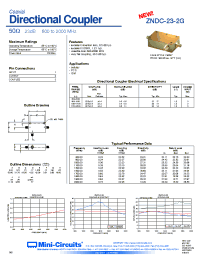 Datasheet ZNDC-23-2G manufacturer Mini-Circuits