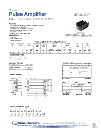 Datasheet ZPUL-30P manufacturer Mini-Circuits