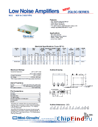 Datasheet ZQLSC-1100 manufacturer Mini-Circuits