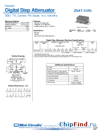 Datasheet ZSAT-31R5 manufacturer Mini-Circuits