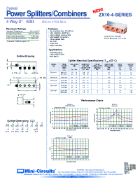 Datasheet ZX10-4-14 производства Mini-Circuits