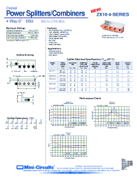 Datasheet ZX10-4-24 manufacturer Mini-Circuits