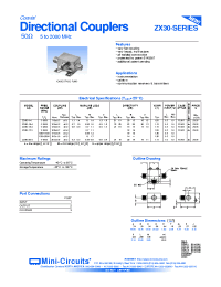 Datasheet ZX30-12-4 manufacturer Mini-Circuits