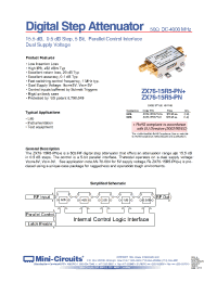 Datasheet ZX76-15R5-PN-S manufacturer Mini-Circuits