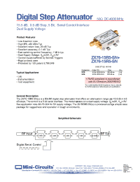 Datasheet ZX76-15R5-SN-S manufacturer Mini-Circuits