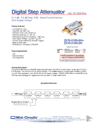 Datasheet ZX76-31R5-SN-S manufacturer Mini-Circuits
