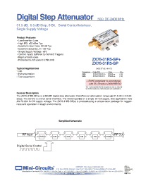 Datasheet ZX76-31R5-SP-S manufacturer Mini-Circuits