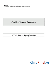 Datasheet ML62252 manufacturer Minilogic