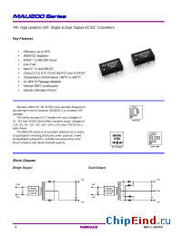 Datasheet MAU224 manufacturer Minmax